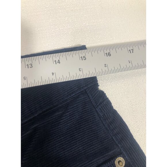 Eddie Bauer Men's Corduroy Pants 30x30 (Tag) - Measures 30x29 Navy Blue Casual - Picture 6 of 8